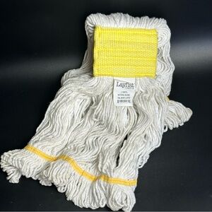 Layflat White and Yellow Mop Head